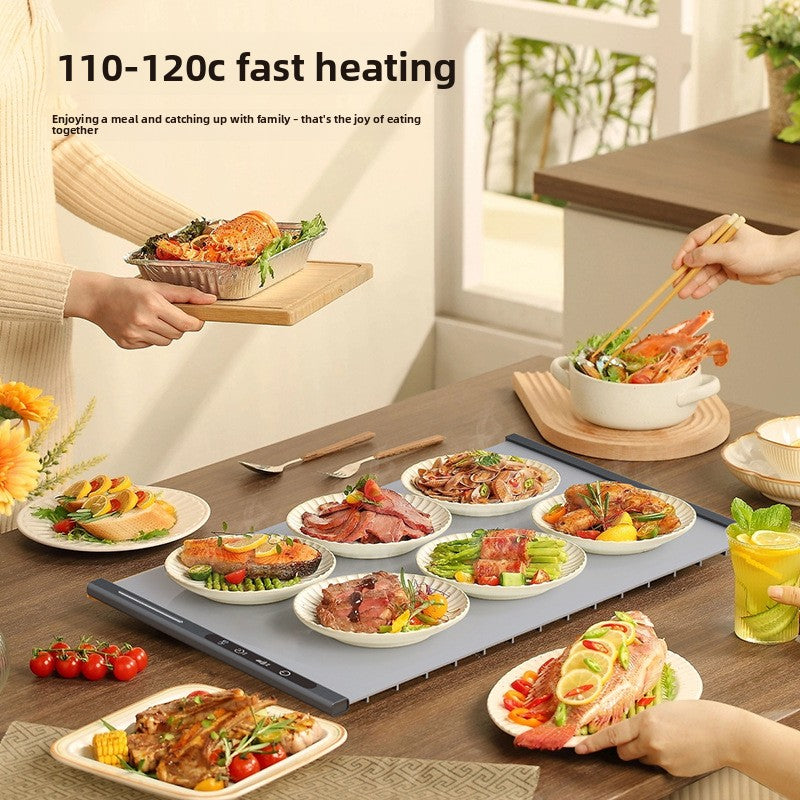Foldable Warm Dish Mat, Food Heating Mat, Multi Functional Table Insulating Mat