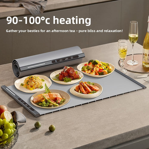 Foldable Warm Dish Mat, Food Heating Mat, Multi Functional Table Insulating Mat