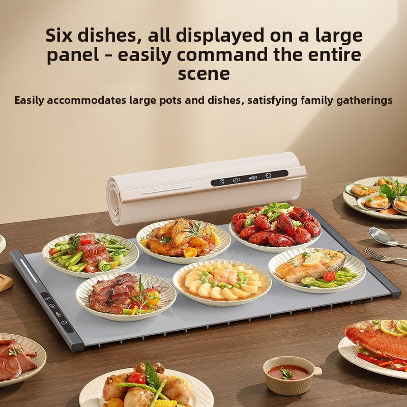 Foldable Warm Dish Mat, Food Heating Mat, Multi Functional Table Insulating Mat